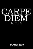 Carpe Diem Bitches Planer 2020: 140 Vorgefertigte Seiten | Ca. Din A5 | 12 Monate | Kalender | Wochenplaner | Monatsplaner |Tagesplaner | Timer | ... | Monate | Wochen | Tage (German Edition) 167386063X Book Cover