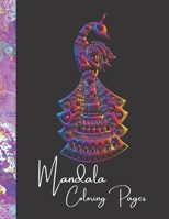 Mandala Coloring Pages: Animal Mandala Book | 50 Animal Coloring Pages For Relaxation, vet tech, veterinarian gifts B08HG9MR5K Book Cover