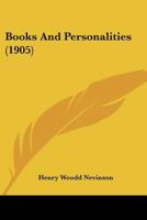 Books and Personalities 1436791243 Book Cover