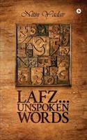 Lafz...Unspoken Words 1643248308 Book Cover