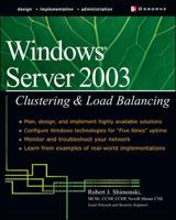 Windows Server 2003 Clustering & Load Balancing 0072226226 Book Cover