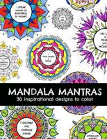 Mandala Mantras: Coloring book 1537077015 Book Cover