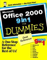 Microsoft Office 2000 9 in 1 for Dummies Desk Reference 0764503332 Book Cover