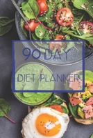 90 Day Diet Plan Eating Log Book: 3 Month Tracking Meals Planner Exercise & Fitness Personal Health | Activity Tracker 13 Week Food Planner / Diary / Journal / Calendar 1650743696 Book Cover