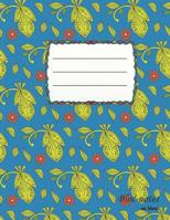 Bloc-notes en blanc: design floral nature - format A4 | 112 pages | carnet de notes avec registre | idéal comme agenda, carnet de croquis, carnet de ... à dessin ou à colorier vide 1079451668 Book Cover