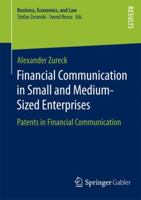Financial Communication in Small and Medium-Sized Enterprises: Patents in Financial Communication 3658074868 Book Cover