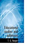 Educational studies and addresses 0530850656 Book Cover