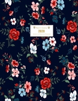 2020 Planner Weekly and Monthly: Jan 1, 2020 to Dec 31, 2020 Weekly & Monthly Planner + Calendar Views Inspirational Quotes and Watecolor Flower Floral Cover December 2020 (2020 Pretty Cute Planners) 1671192575 Book Cover