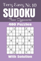 Very Easy Sudoku Nr.10: 480 puzzles with solution 1695739590 Book Cover