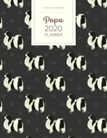 Popo 2020 Planner: Monthly Weekly Daily - Dated With Todo Notes - Japanese Chin 1706287585 Book Cover