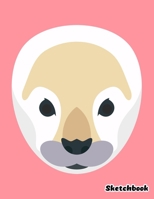 Sketchbook: Cute Seal Sketchbook - 110 Pages 8.5"x11" Large Blank Sketchbook for Drawing, Doodling & Writing - Cute Sketch Book for Kids (Cute Animal Sketchbook Volume 19) 167261029X Book Cover