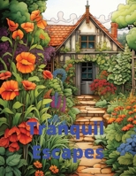 Tranquil Escapes: A Stress Relief Coloring Book B0CR8CL1FX Book Cover