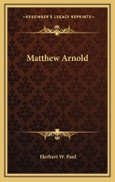 Matthew Arnold 1162756454 Book Cover