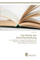 Das Recht der Altersfeststellung 3838150872 Book Cover