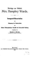 Beitr�ge Zur Stilistik Mrs. Humphry Ward 1533660778 Book Cover