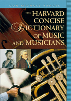 Harvard Concise Dictionary of Music 0674374703 Book Cover