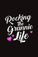 Rocking the Grannie Life: Journal GranMother Cute Heart Love Quote Wide Lined Notebook - Simple Cute Gift for Mother's Day Women Best Grandma Ever - Writing Notes Ideas Memories 1698881916 Book Cover