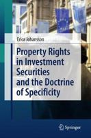 Property Rights in Investment Securities and the Doctrine of Specificity 3642099432 Book Cover