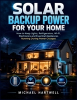 SOLAR BACKUP POWER FOR YOUR HOME: How to Keep Lights, Refrigerators, Wi-Fi, Electronics and Essential Appliances Running During Power Outages (The Solar Power Made Simple Series) B0HKM1FMTH Book Cover