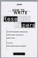 How to Write Research Papers 0028621999 Book Cover
