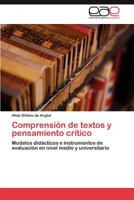Comprension de Textos y Pensamiento Critico 3848469340 Book Cover