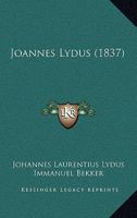 Joannes Lydus 1164948482 Book Cover