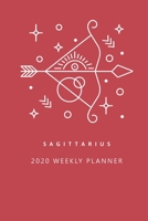 Sagittarius 2020 Weekly Planner (Red) 171031205X Book Cover