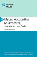New Mylab Accounting with Pearson Etext -- Standalone Access Card -- For Horngren's Financial & Managerial Accounting 0133877604 Book Cover