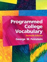 Programed College Vocabulary (6th Edition) 0131928716 Book Cover
