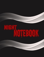 Night Notebook: unlined Notebook - Large (8.5 x 11 inches) - 120 Pages - 1670053083 Book Cover