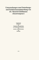 Untersuchungen Zum Entstehungs- Und Funktionszusammenhang Von Dr. Heinrich Hoffmanns "struwwelpeter" 3476996042 Book Cover