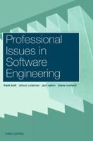 Professional Issues in Software Engineering 0748409513 Book Cover