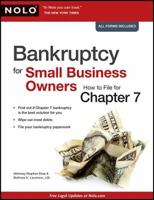 Bankruptcy for Small Business Owners: How to File for Chapter 7 141331080X Book Cover