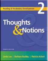 Thoughts & Notions, Second Edition (Reading & Vocabulary Development 2) 1413004199 Book Cover