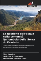 La gestione dell'acqua nella comunità Quilombola della Serra do Evaristo (Italian Edition) 6207204468 Book Cover