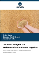 Untersuchungen zur Bodenerosion in einem Tagebau (German Edition) 6209884415 Book Cover