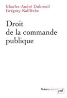 Droit de la commande publique 2130835694 Book Cover