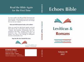 Echoes Bible Leviticus & Romans : A Book Beyond Words 1970720077 Book Cover