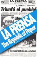 La Prensa: The Republic of Paper (Focus on Issues) 0932088252 Book Cover