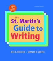 The St. Martin's Guide to Writing with 2016 MLA Update & WriterKey 131908771X Book Cover