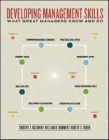 Developing Management Skills: What Great Managers Know and Do 0072920106 Book Cover