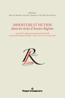 Imposture et fiction dans les récits d'Ancien Régime (HR.COL.REP.LETT) (French Edition) 2705692266 Book Cover