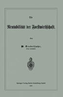Die Rentabilitat Der Forstwirthschaft 366232296X Book Cover