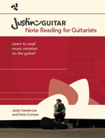 Justin Guitar - Note Reading for Guitarists 1785583697 Book Cover