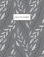 Daily Planner: Large Full Page Daily Planning Sheets With 24 Hourly Scheduling, Top Priorities, To Do Tasks, Water Intake and Notes Pages 1709833378 Book Cover