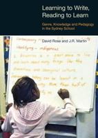 Learning to Write/reading to Learn: Scaffolding Democracy in Literacy Classrooms (Equinox Textbooks and Surveys in Linguistics) 1845531442 Book Cover