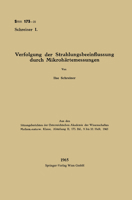 Verfolgung der Strahlungsbeeinflussung durch Mikrohärtemessungen 3662228327 Book Cover