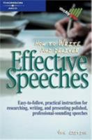 How to Write & Deliver an Effective Speech (Step By Step (Thomson Learning (Firm)).) 0768909244 Book Cover