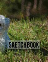 Sketch Book: Cute Dog Puppy Design For Kids -Large 8.5x11 Drawing Notebook 1077315937 Book Cover