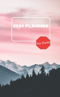 2020 Planner For Purse: January 2020 - December 2020 - Monthly Dated With Year At A Glance and Notes Pages (Gift Calendar) (Dusk, Mountain Landscape) 1711382310 Book Cover